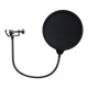 Protectores contra viento y filtros pop