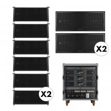 TT+ AUDIO GTX10-PACK | GTX10 BAFLE LINE ARRAY DE DOS VÍAS (X12) + GTS29 SUBWOOFER DE ALTO RENDIMIENTO (X4) + TTR16-K RACK DE AMPLIFICACIÓN