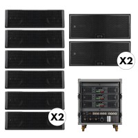 TT+ AUDIO GTX12-PACK | GTX12 BAFLE LINE ARRAY DE TRES VÍAS (X12) + GTS29 SUBWOOFER DE ALTO RENDIMIENTO (X4) + TTR16-K RACK DE AMPLIFICACIÓN