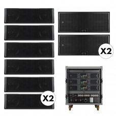 TT+ AUDIO GTX12-PACK | GTX12 BAFLE LINE ARRAY DE TRES VÍAS (X12) + GTS29 SUBWOOFER DE ALTO RENDIMIENTO (X4) + TTR16-K RACK DE AMPLIFICACIÓN